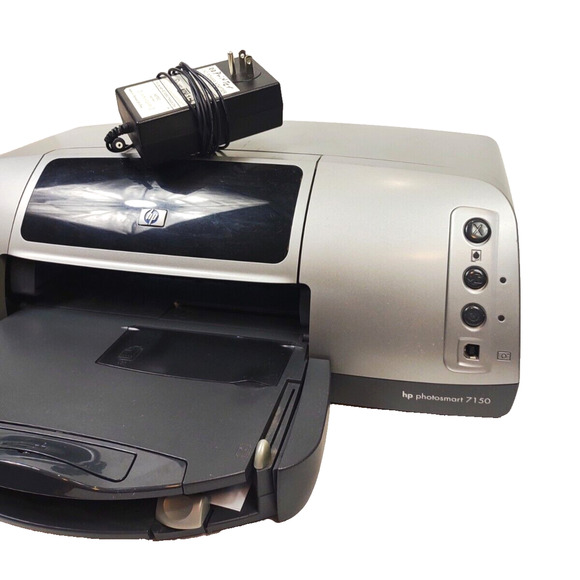 HP Photosmart 7150 Standard Inkjet Printer USB Camera Direct Power Supply WORKS - Picture 4 of 10